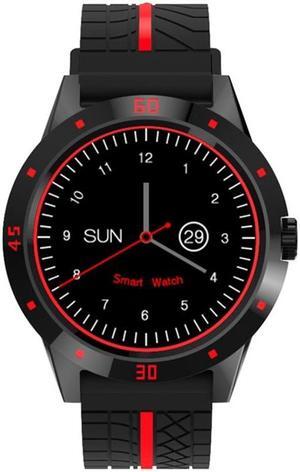 N6 Smart Watch 1.3 inch TFT Screen MTK2502C Bluetooth4.0, Silicone Watch Band, Support Heart Rate Monitor & Pedometer & Sleep Monitor & Sedentary Reminder (Red)