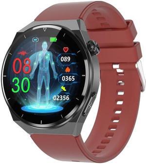 TK20 1.39 inch IP68 Waterproof Silicone Band Smart Watch Supports ECG / Remote Families Care / Body Temperature Monitoring Silicone Band (Red) (Red)