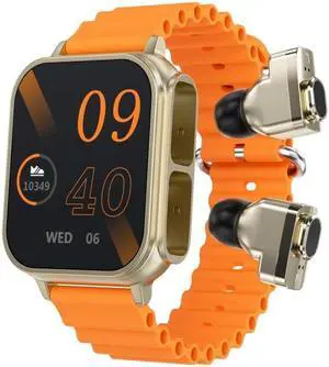 N22 1.96 inch Color Screen Smart Watch,Support Heart Rate Monitoring / Blood Pressure Monitoring / Blood Oxygen Monitoring (Orange)