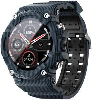 LOKMAT ATTACK 3 1.28 inch TFT Screen Sports Fitness Smart Watch, Support Bluetooth Call (Blue) Black