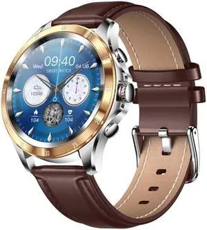 NX1 1.32 inch Color Screen Smart Watch,Support Heart Rate Monitoring/Blood Pressure Monitoring (Gold)