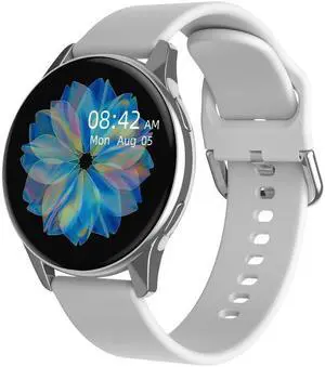 Lokmat T2 Pro 1.28 inch IPS Touch Screen Waterproof Smart Watch, Support Heart Rate / Blood Pressure Monitor (Silver Grey)
