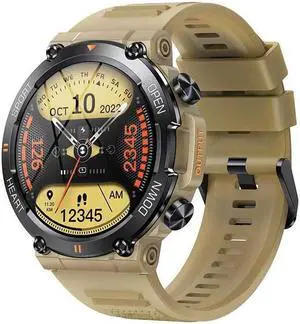 K56pro Three-Proof Call Smart Watch Music Weather 1.39 Inch Heart Rate Blood Pressure Blood Oxygen Smart Watch (Grey)