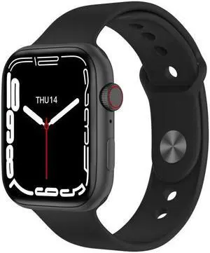 i7 PRO+ 1.75 inch Color Screen Smart Watch, Support Bluetooth Calling / Heart Rate Monitoring (Black)