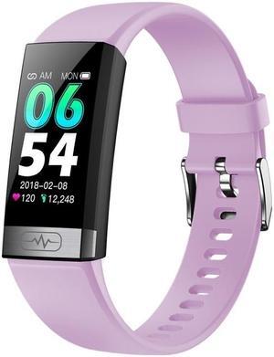 TK31 1.14 inch Color Screen Smart Watch,Support Heart Rate / Blood Pressure / Blood Oxygen / Blood Glucose Monitoring (Purple)