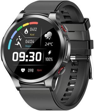 W11 1.32 inch Color Screen Smart Watch,Support Heart Rate Monitoring / Blood Pressure Monitoring (Black)
