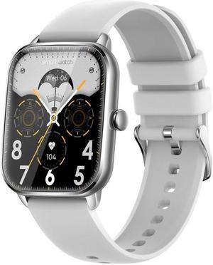KT65 1.9 inch Color Screen Smart Watch,Support Heart Rate Monitoring/Blood Pressure Monitoring (Silver)