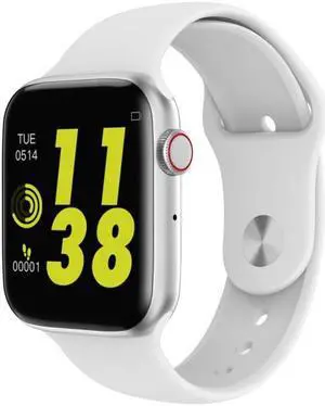 W34 1.54 inch IPS Color Screen Smart Watch,Support Call Reminder /Heart Rate Monitoring/Sleep Monitoring/Sedentary Reminder/ECG Monitoring (Silver)