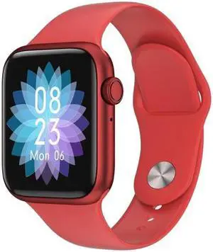 W98 Plus 1.54 inch Color Screen Smart Watch, IP67 Waterproof, Support Temperature Monitoring/Heart Rate Monitoring/Blood Pressure Monitoring/Blood Oxygen Monitoring/Sleep Monitoring (Red)