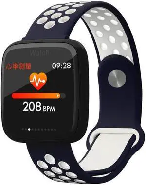 F15 1.3 inch TFT IPS Color Screen Smart Bracelet, Support Call Reminder/ Heart Rate Monitoring /Blood Pressure Monitoring/ Sleep Monitoring/Blood Oxygen Monitoring (Blue) Black