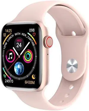 W37 1.75inch IPS Color Screen Smart Watch IP68 Waterproof,Support Bluetooth Call/Heart Rate Monitoring/Blood Pressure Monitoring/Sleep Monitoring (Gold)