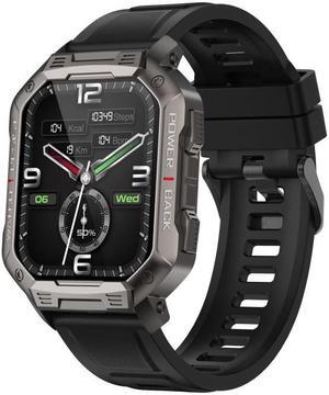 NX3 1.83 inch Color Screen Smart Watch,Support Heart Rate Monitoring/Blood Pressure Monitoring (Black)