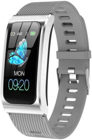 AK12 1.14 inch IPS Color Screen Smart Watch IP68 Waterproof,Silicone Watchband,Support Call Reminder /Heart Rate Monitoring/Blood Pressure Monitoring/Sleep Monitoring/Predict Menstrual Cycle