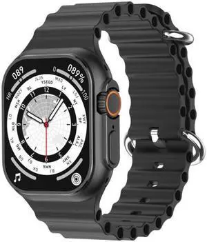 W800 Ultra 2.02 inch Color Screen Smart Watch,Support Heart Rate Monitoring / Blood Pressure Monitoring (Black)