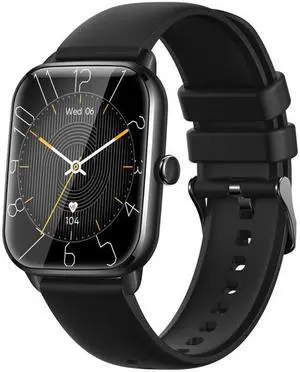 KT65 1.9 inch Color Screen Smart Watch,Support Heart Rate Monitoring/Blood Pressure Monitoring (Black)