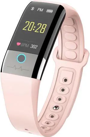 X1 1.08 inch Color Screen IP67 Waterproof Smart Watch Wristband,Support Message Reminder / Heart Rate Monitor / Blood Oxygen Monitoring / Blood Pressure Monitoring/ Sleeping Monitoring (Pink