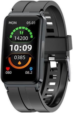 EP01 1.47 inch Color Screen Smart Watch,Support Heart Rate Monitoring/Blood Pressure Monitoring (Black)