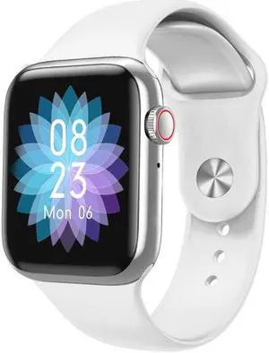 W98 Plus 1.54 inch Color Screen Smart Watch, IP67 Waterproof, Support Temperature Monitoring/Heart Rate Monitoring/Blood Pressure Monitoring/Blood Oxygen Monitoring/Sleep Monitoring (White)