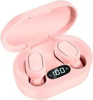 E7s Digital Sports Waterproof TWS Bluetooth 5.0 In-Ear Headphones E7s (Pink) (Pink)