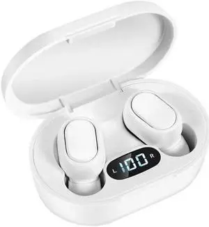E7s Digital Sports Waterproof TWS Bluetooth 5.0 In-Ear Headphones E7s (White) (White)