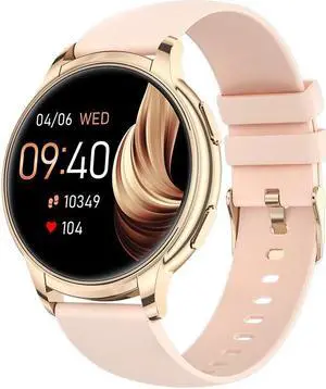 P2 Bluetooth Calling Smart Watch 1.52 Screen 360*360 Heart Rate Blood Pressure More Than Sport Smart Watch (Pink)