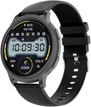 P2 Bluetooth Calling Smart Watch 1.52 Screen 360*360 Heart Rate Blood Pressure More Than Sport Smart Watch (Black)