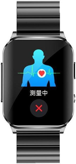 Ep03 Non-Invasive Blood Glucose Smart Watch Real-Time Dynamic Electrocardiogram Blood Pressure Temperature Heart Rate Smartwatch (Black Bamboo)