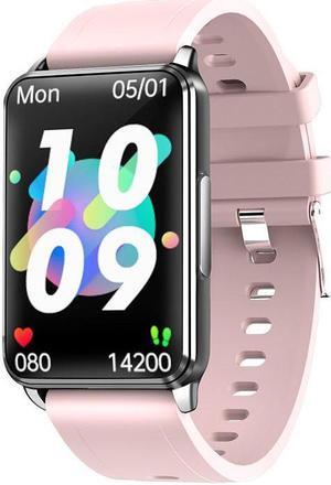 Ep02 Non-Invasive Blood Glucose Smart Watch Heart Rate Blood Pressure Electrocardiogram Body Temperature Sleep Monitoring Smart Bracelet (Pink)