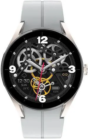 Ks05 Ecg Bluetooth Calling Smart Watch Uric Acid Blood Glucose Blood Pressure Heart Rate Sleep More Than Sport Smart Watch (Gold Ash)