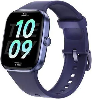 Q32 Waterproof Bluetooth Calling Smart Watch Heart Rate Blood Pressure Blood Oxygen Monitor Music Multi Sport Smart Watch (Blue) Black