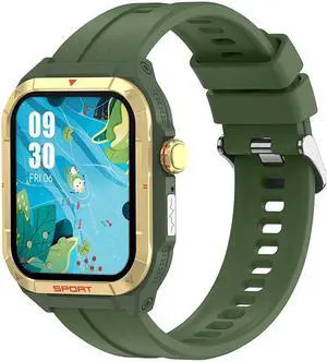 E01 Bluetooth Calling Smart Watch Ecg Blood Glucose Heart Rate Blood Pressure Health Monitoring Multi-Sports Watch (Green)