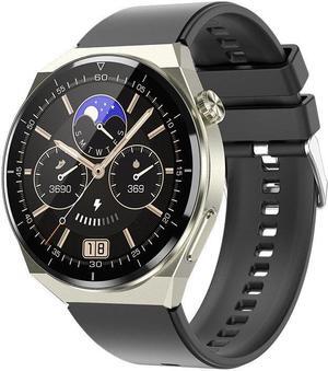Tk20 Ecg Smart Watch Blood Glucose Heart Rate Blood Pressure Temperature Monitoring Multi-Sport Smart Watch (Black)
