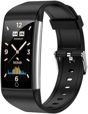 Tk76ecg Ecg Pulse Physiotherapy Smart Bracelet Body Temperature, Heart Rate, Blood Pressure, And Multi-Exercise Smart Bracelet (Black)