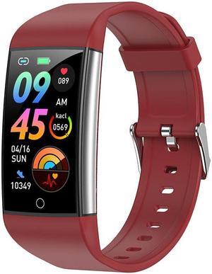Tk76ecg Ecg Pulse Physiotherapy Smart Bracelet Body Temperature, Heart Rate, Blood Pressure, And Multi-Exercise Smart Bracelet (Red)