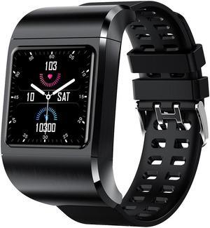 G36pro Smart Bracelet Bluetooth Phone Headset 2-In-1 Color Screen Heart Rate Bracelet Blood Pressure Monitoring Sports Bracelet (Black)