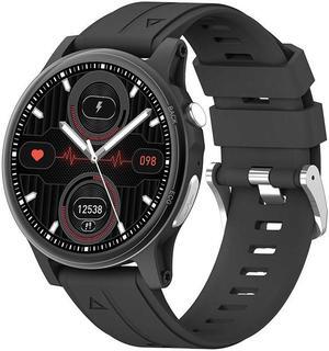 Zl89 Bluetooth Calling Ecg Non-Invasive Blood Glucose + Ecg Smart Watch Heart Rate Blood Pressure Multi-Sports Watch (Black)
