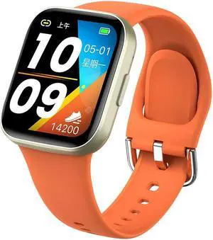 Y83 Bluetooth Calling Smart Watch Hd 1.85Inch Body Temperature Heart Rate Blood Sugar Sport Smart Watch (Orange)