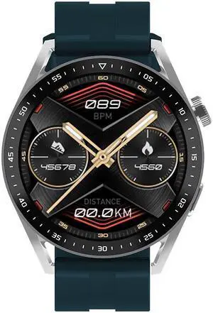 Hw23pro Smart Watch Bluetooth Calling Music Blood Oxygen Blood Pressure Monitoring Weather Smart Watch (Blue) Black