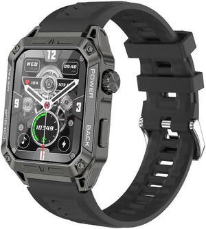 A33 Bluetooth Calling Smart Watch 1.91-Inch 380Mah Heart Rate Blood Pressure More Than Sport Smart Watch (Black)