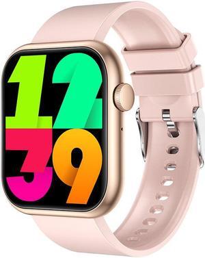 Qx7pro Smart Watch Bluetooth Calling Heart Rate Blood Oxygen Blood Glucose Body Temperature Music Playing Sports (Pink)