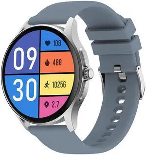 E03 Ecg Ecgppg Blood Glucose Bluetooth Calling Female Health Heart Rate Blood Pressure More Than Sport Smart Watch (Blue) Black