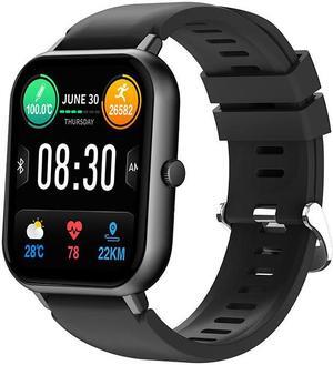 Zl54 Bluetooth Call Music Playback Smart Watch Heart Rate Blood Pressure Monitoring Multi-Sport Smart Watch (Black)
