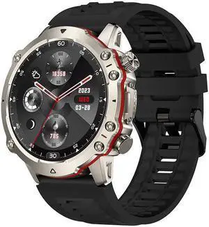 Fw09 Smart Watch Bluetooth Calling Voice Assistant Custom Dial Heart Rate More Than Sport Smart Watch (Silver)
