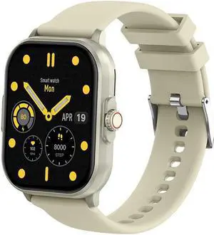 E02 Bluetooth Call Smart Watch Ecg Ecg Blood Glucose Heart Rate Blood Pressure Health Monitoring Multi-Sport Watch (Gold)