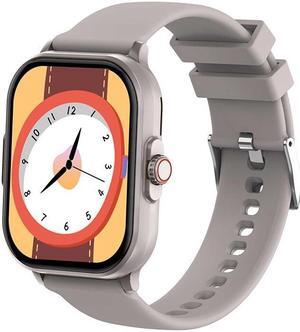 E02 Bluetooth Call Smart Watch Ecg Ecg Blood Glucose Heart Rate Blood Pressure Health Monitoring Multi-Sport Watch (Silver)