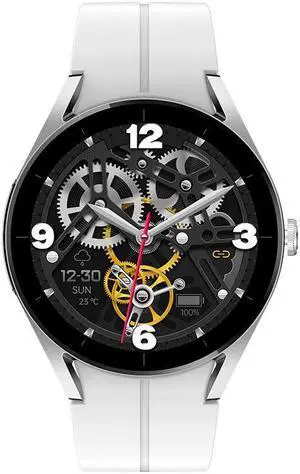 Ks05 Ecg Bluetooth Calling Smart Watch Uric Acid Blood Glucose Blood Pressure Heart Rate Sleep More Than Sport Smart Watch (White)