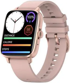 Dt102 Bluetooth Call Watch 1.9 Inch Screen Nfc Access Control Multi-Motion Mode Ecg Wireless Charging (Gold)