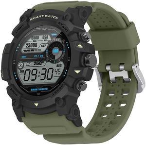 G02gps Four-Star Positioning 1.39 Bluetooth Music And Phone Calls Heart Rate Blood Pressure More Than Sport Smart Watch (Green)