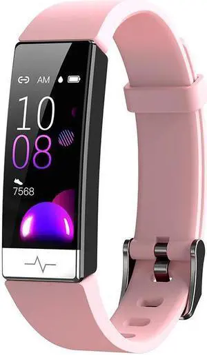 Y91 Waterproof Smart Bracelet Heart Rate Infrared Blood Oxygen Ecg Ppg+Ceg+Hvr Monitoring Sports Bracelet (Pink)