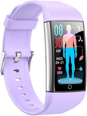 Tk76ecg Ecg Pulse Physiotherapy Smart Bracelet Body Temperature, Heart Rate, Blood Pressure, And Multi-Exercise Smart Bracelet (Purple)